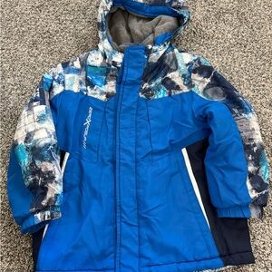 ZeroXposur Blue and Gray Kids Puffer Jacket